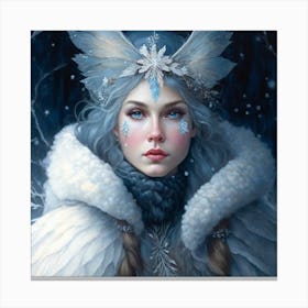 Snow Angel Canvas Print