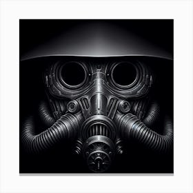 Gas Mask Canvas Print