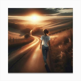 The Long And Winding Road Canvas Print