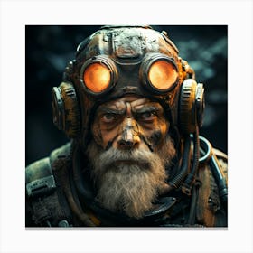 Outer Planet Miner Canvas Print
