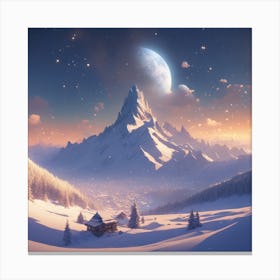 Winter Landscape 43 Canvas Print