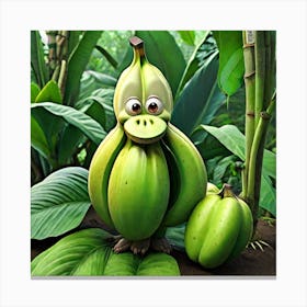 design of a banana Canvas Print