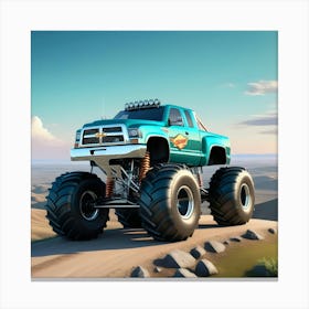 Monster Truck 13 Canvas Print