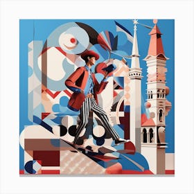 Russian City Canvas Print