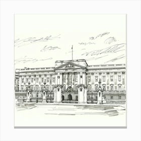 Buckingham Palace 7 Canvas Print