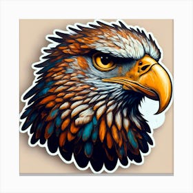 Eagle Head Canvas Print