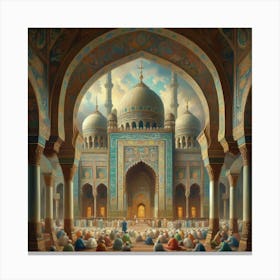 Islamic Mosque Canvas Print