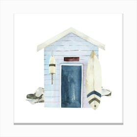 Beach House 1 Canvas Print