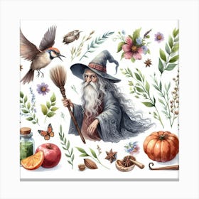 The Old Witch 1 Canvas Print