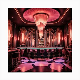 Bar In Paris Canvas Print