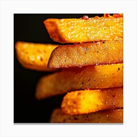 Roasted Sweet Potato Fries Canvas Print