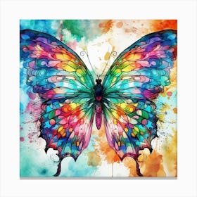 Butterfly Painting 1 Canvas Print