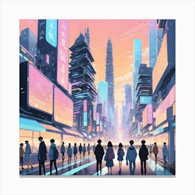 Cityscape 2 Canvas Print