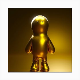 Gold Man Canvas Print