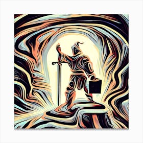 Chromatic Chivalry Canvas Print