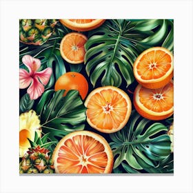 Tropical Fusion (4) Canvas Print