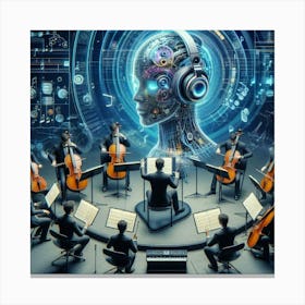 Orchestral Music Canvas Print