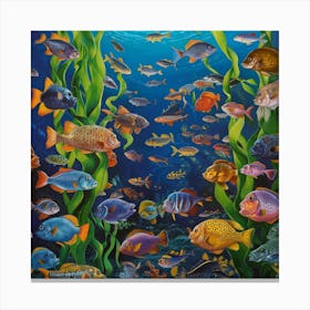 Tropical Fish (5) Canvas Print