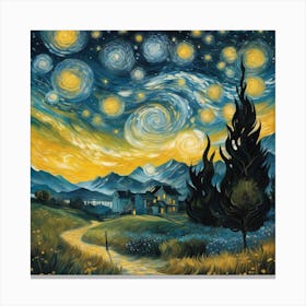 Starry Night 26 Canvas Print