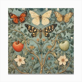 Butterfly Tree Art 1 Canvas Print