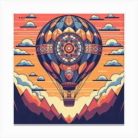 Hot Air Balloon Canvas Print