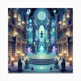 Library Of Wonders Canvas Print
