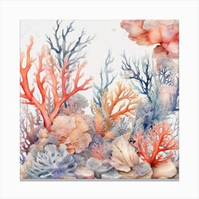 Sea Corals Canvas Print