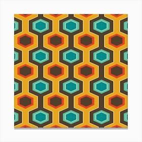 Modern Retro Pattern 05 Canvas Print