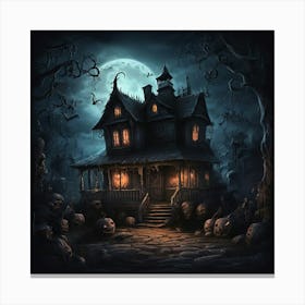 Haunted House 12 Canvas Print