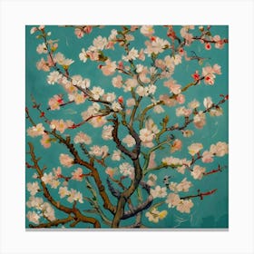 Blossoming Almond Tree Canvas Print