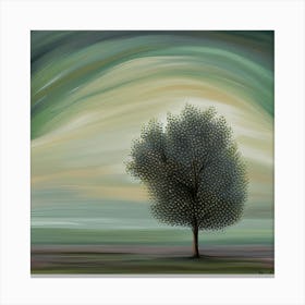 Solitairy Tree Canvas Print