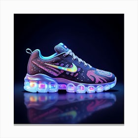 Glow In The Dark Sneakers Canvas Print