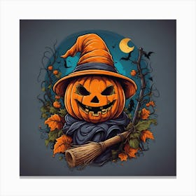 Halloween Pumpkin 2 Canvas Print