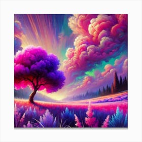 Tree In The Sky 61 Canvas Print