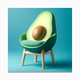 Avocado Chair 5 Canvas Print