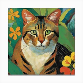 paul gagulin cat art Canvas Print