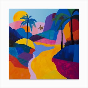 Abstract Travel Collection Martinique 2 Canvas Print