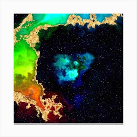 100 Nebulas in Space with Stars Abstract n.116 Canvas Print