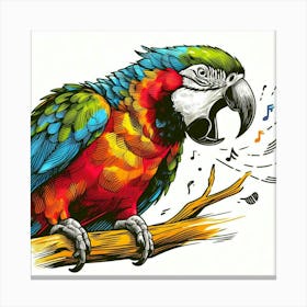 Parrot 3 Canvas Print