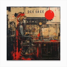 Dece Face Canvas Print