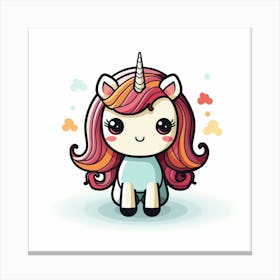 Cute Unicorn 275 Canvas Print