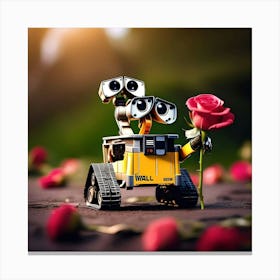 Wall E Robot Canvas Print