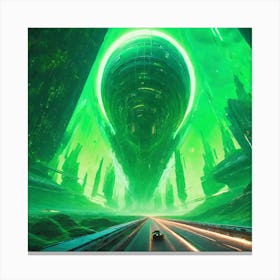 Futuristic City 6 Canvas Print