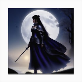 Full Moon Canvas Print