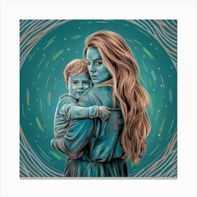 Mother And Child Canvas Print