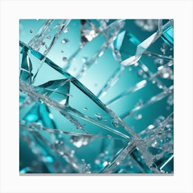 Shattered Glass 19 Canvas Print