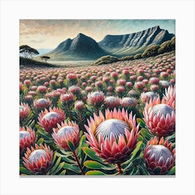 A Field Of Protias.AI 1 Canvas Print