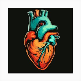 Human Heart 10 Canvas Print