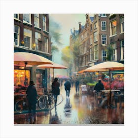 Amsterdam Market 2 Canvas Print