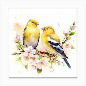 American Goldfinch Mother's Day 5 Canvas Print